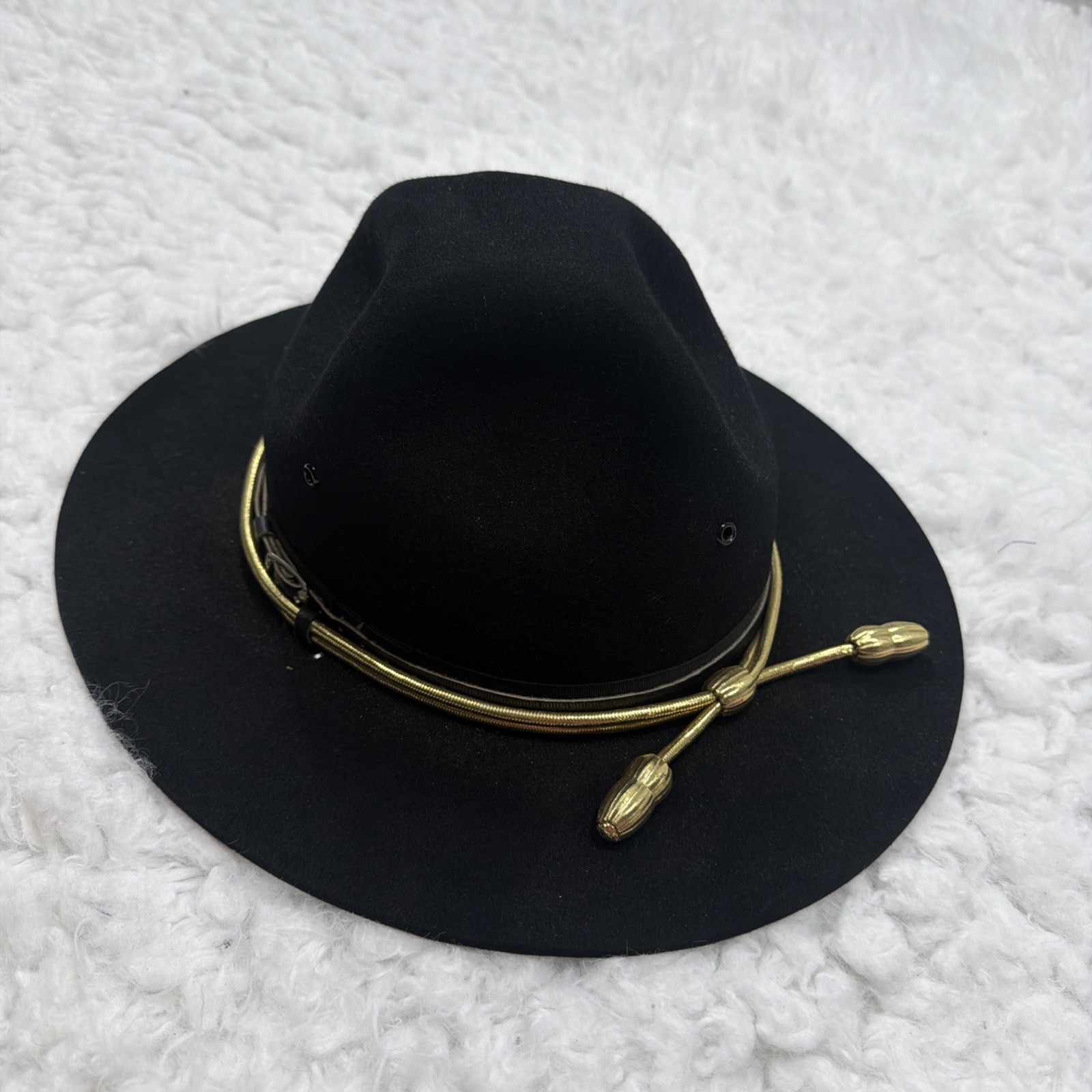 Vintage U.S. Calvary Army Military Stratton Chicago Cowboy Hat Acorn Braid Rare!